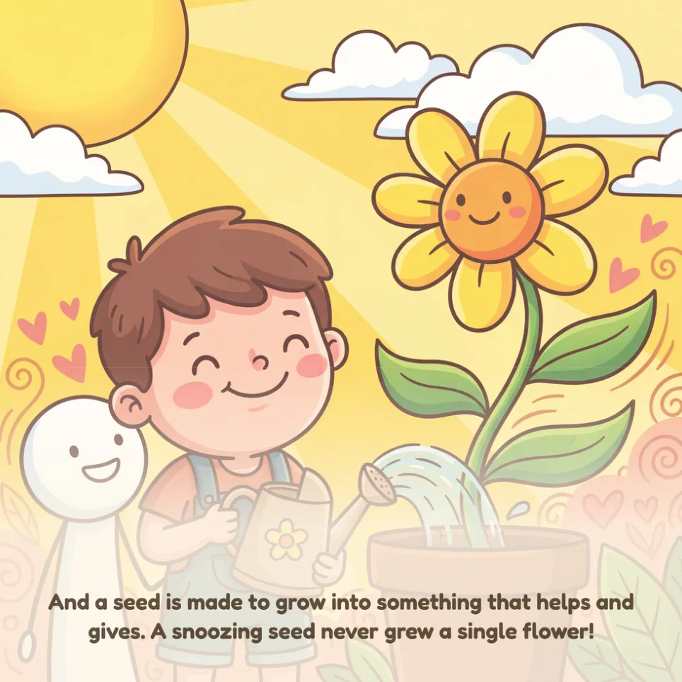 A page from Faith and Good Deeds