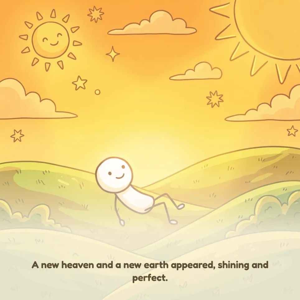 A page from The New Heaven and Earth