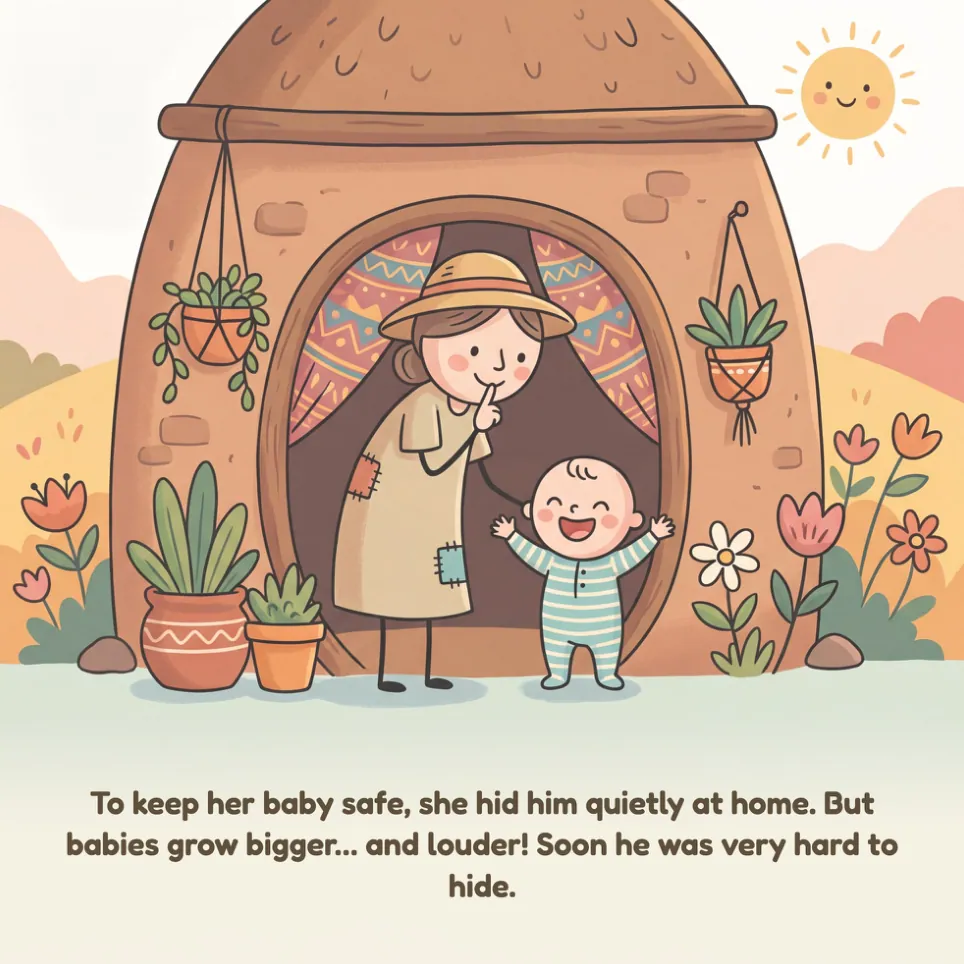 A page from Baby Moses