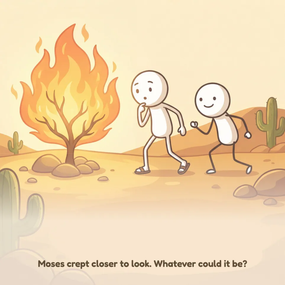 A page from The Burning Bush