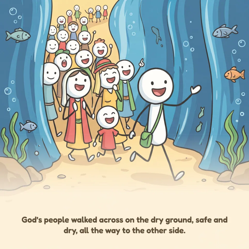 A page from Crossing the Red Sea