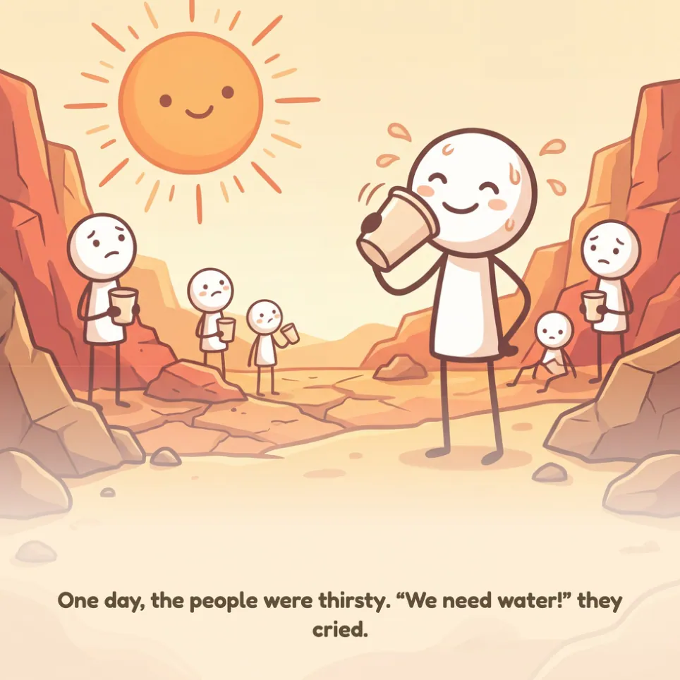 A page from Manna and Water