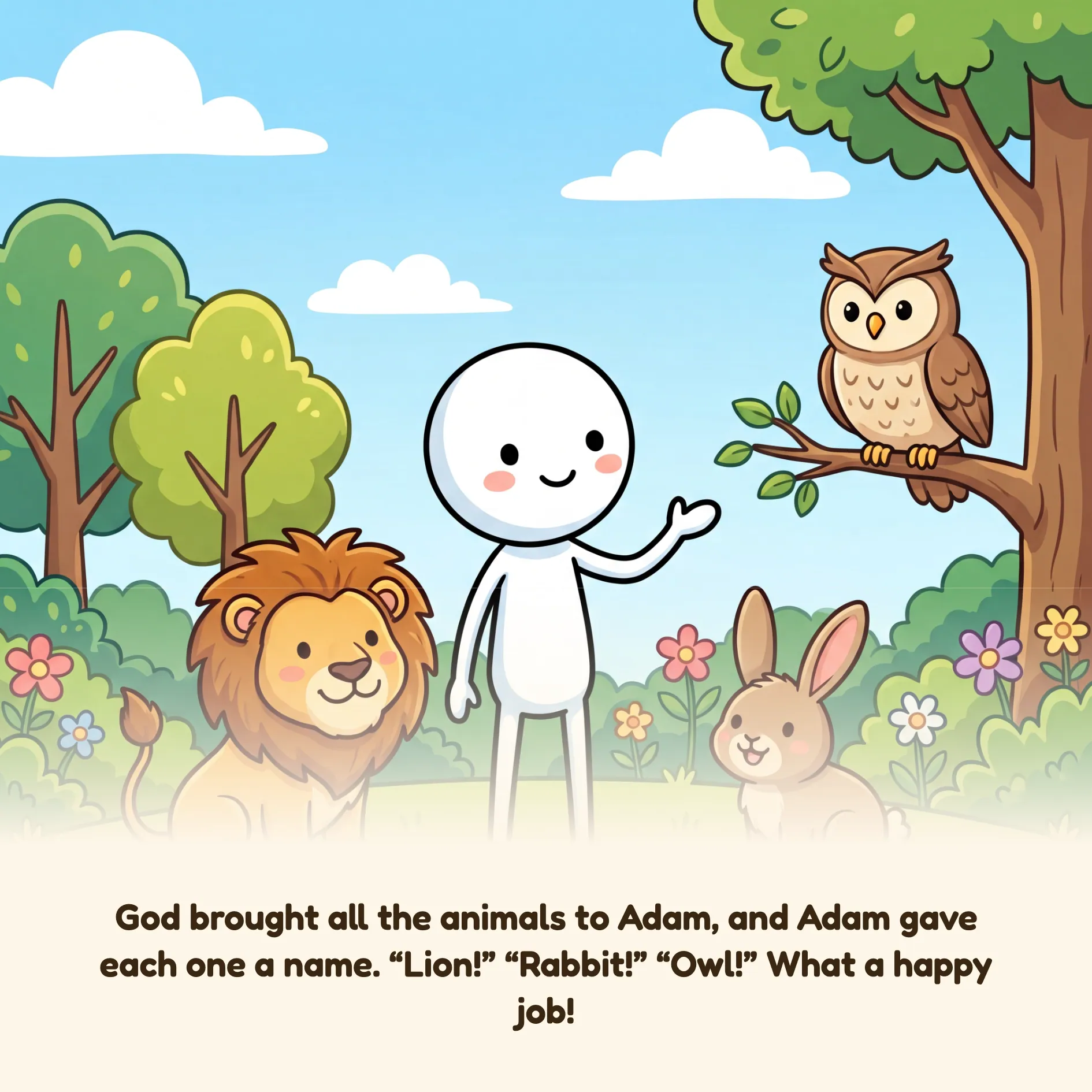 A page from Adam and Eve