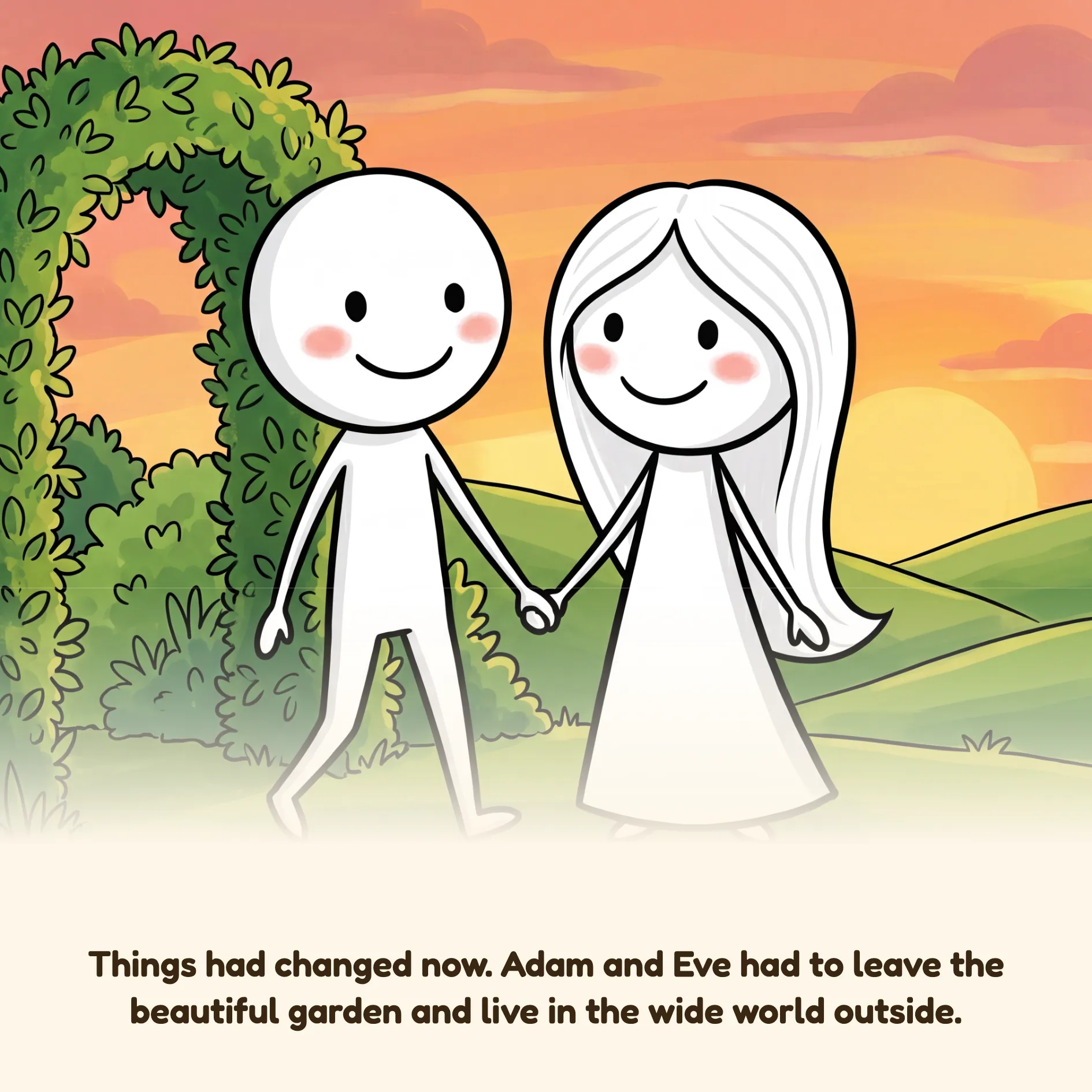 A page from Adam and Eve
