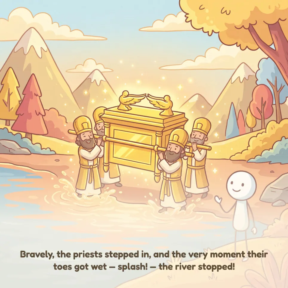 A page from Crossing the Jordan