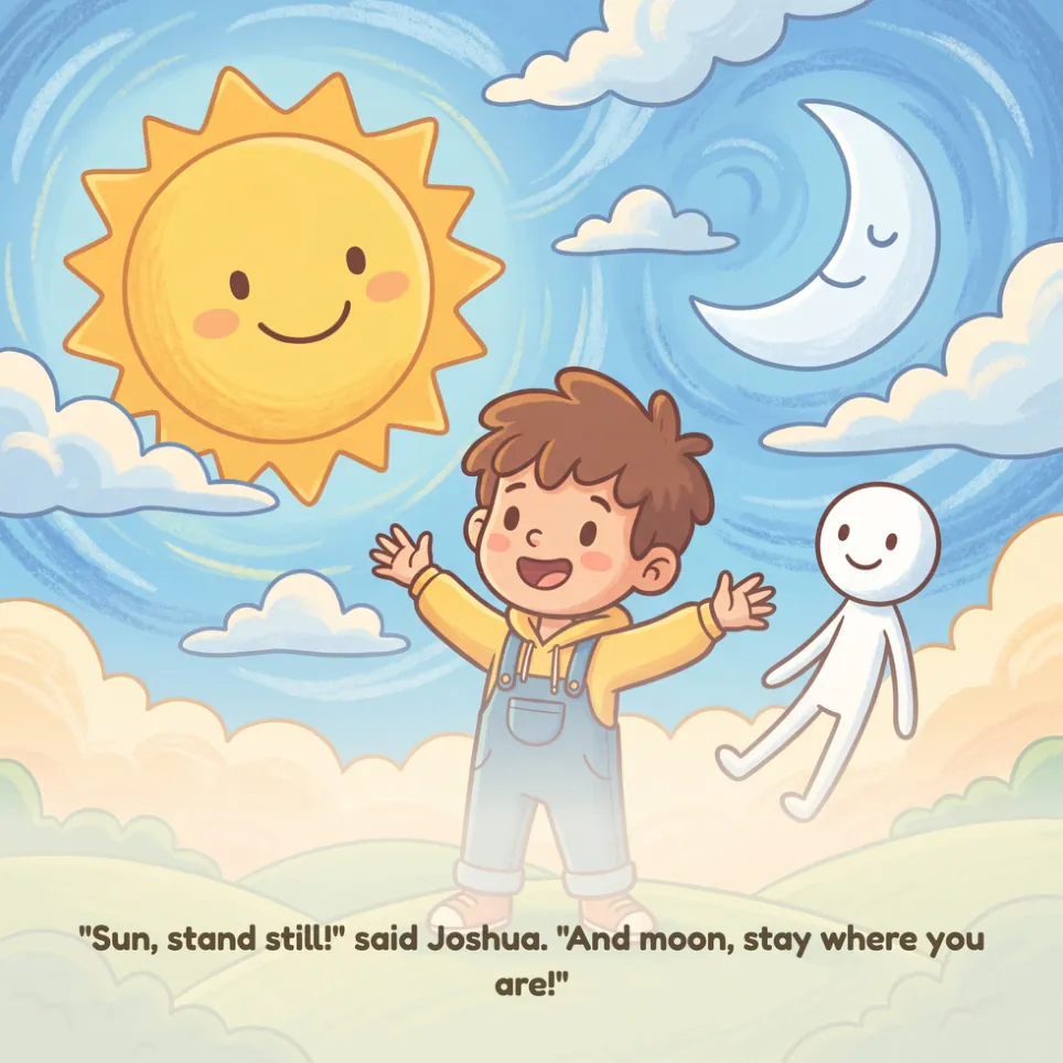 A page from The Sun Stands Still