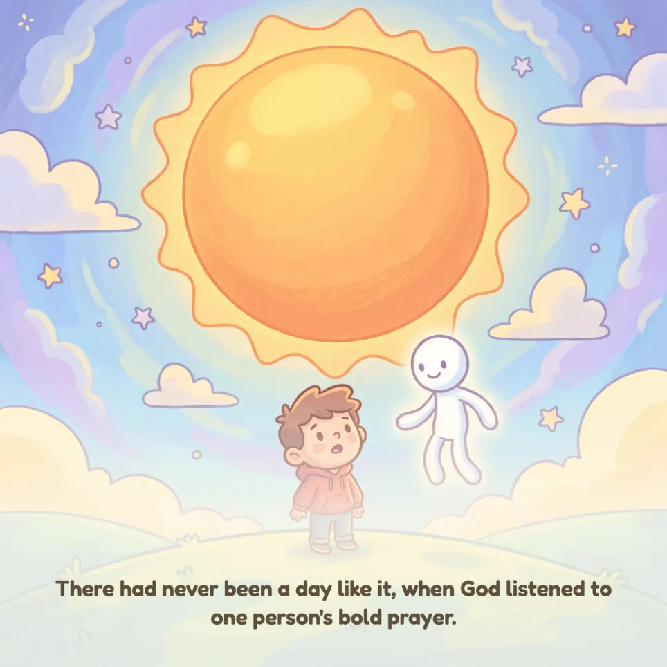 A page from The Sun Stands Still
