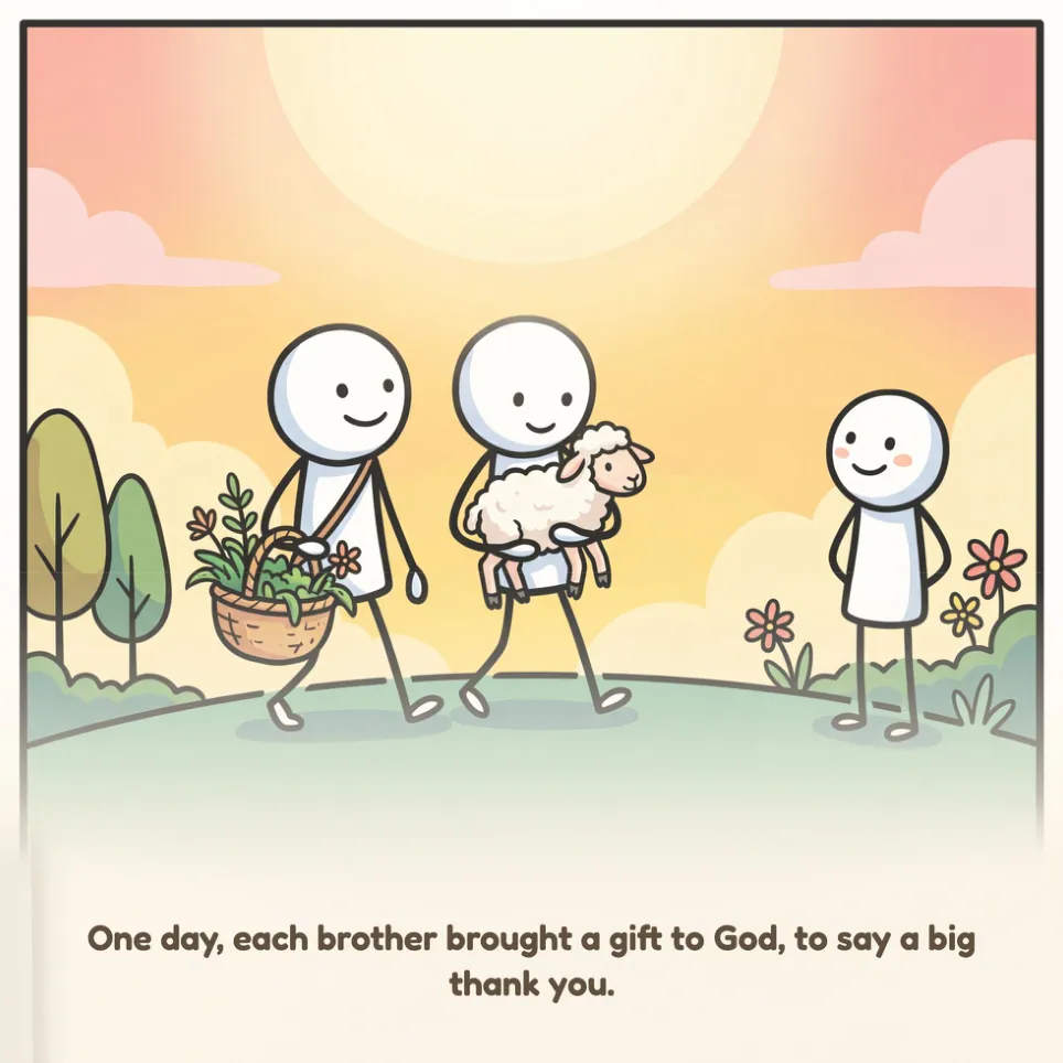 A page from Cain and Abel