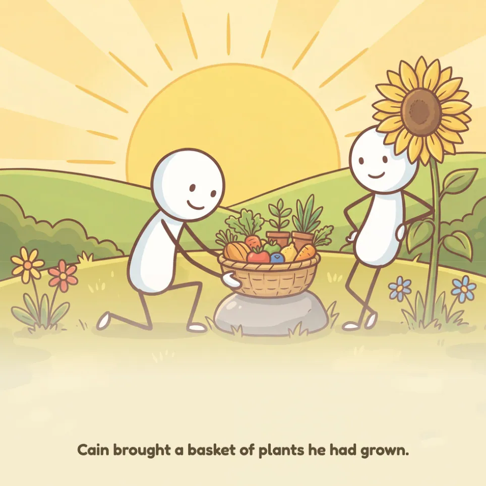 A page from Cain and Abel