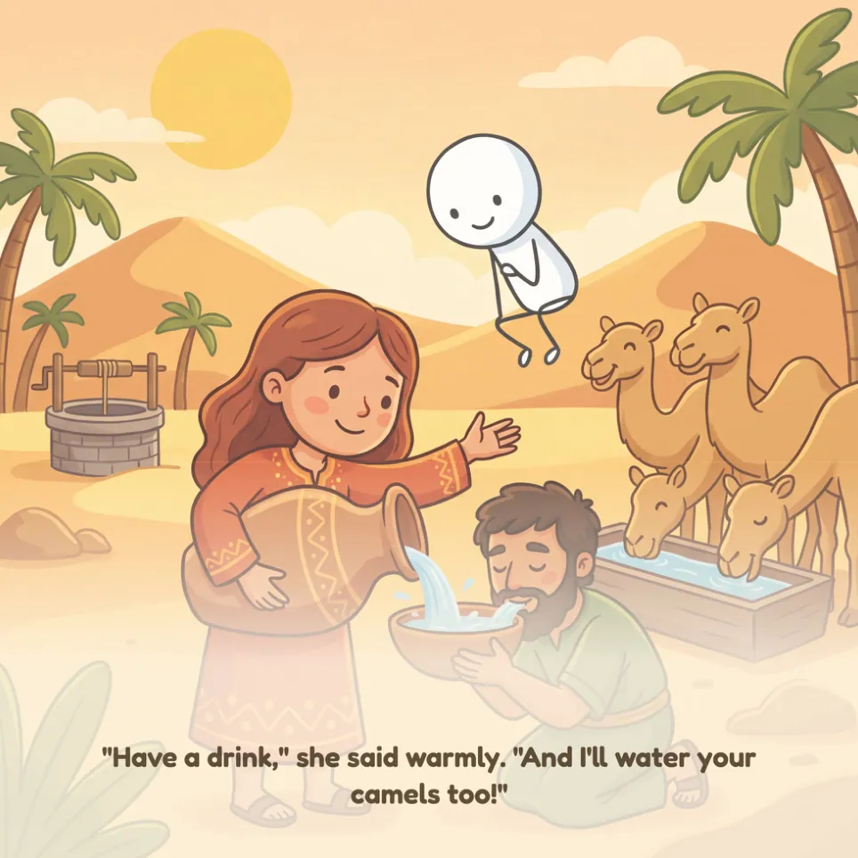 A page from Isaac and Rebekah