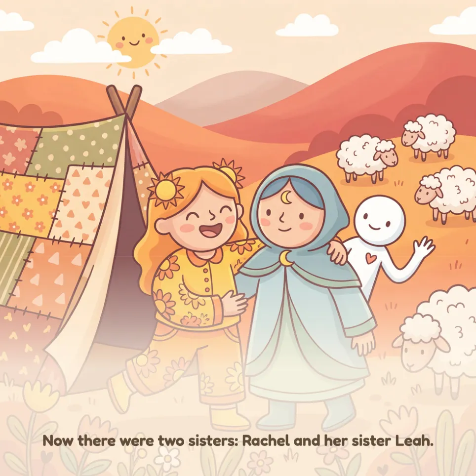 A page from Jacob, Rachel and Leah