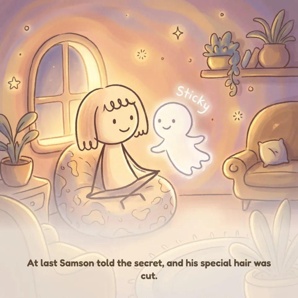 A page from Samson and Delilah