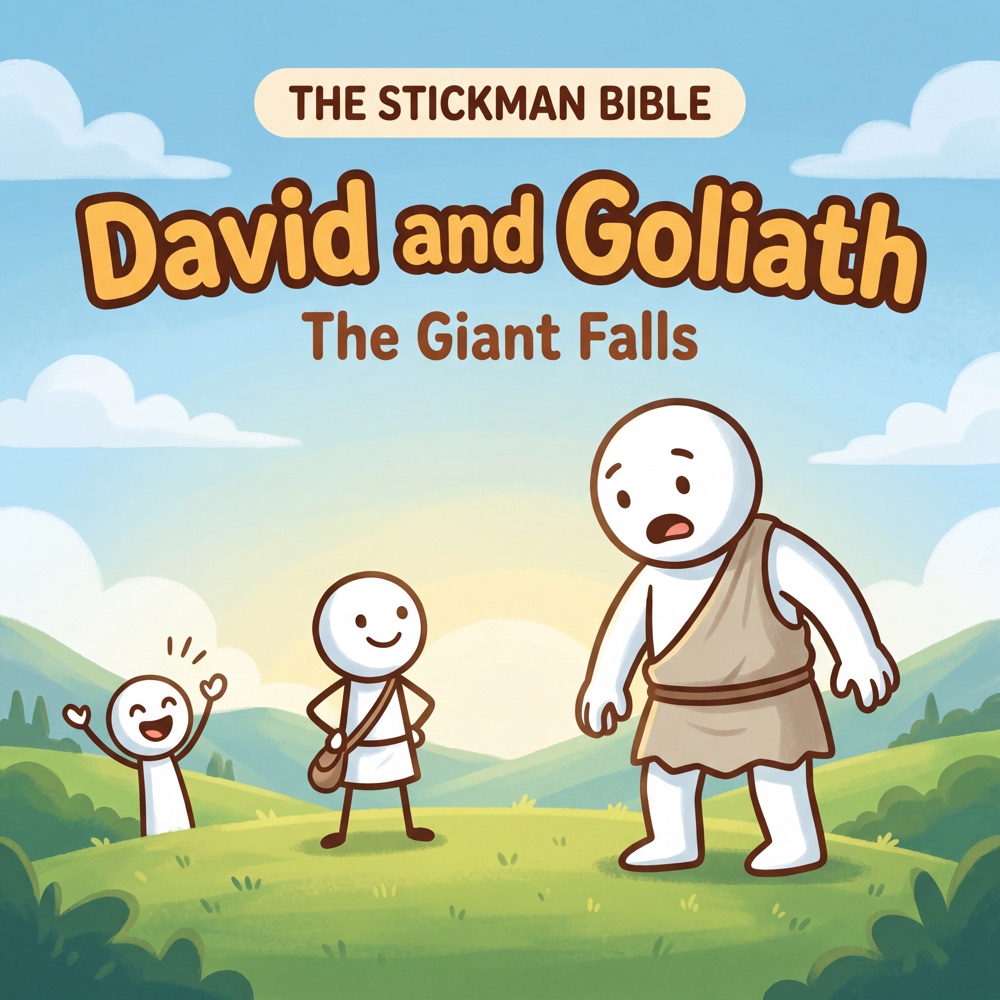 David and Goliath — The Stickman Bible