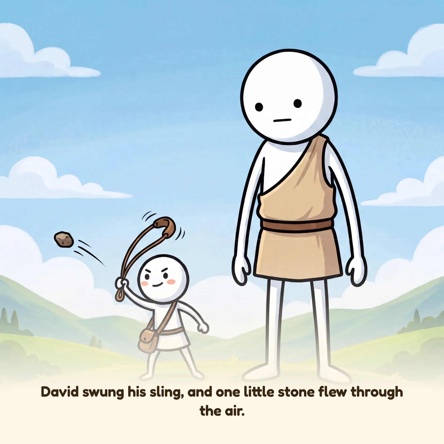 A page from David and Goliath