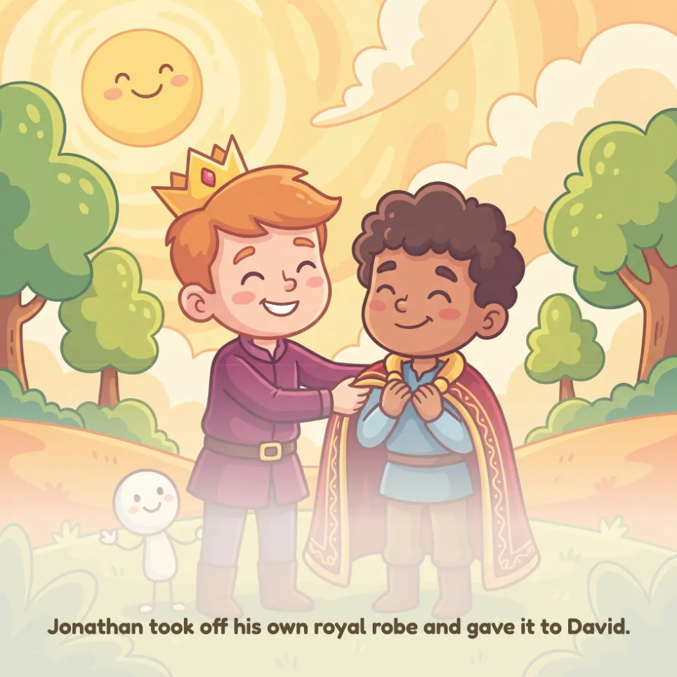 A page from David and Jonathan