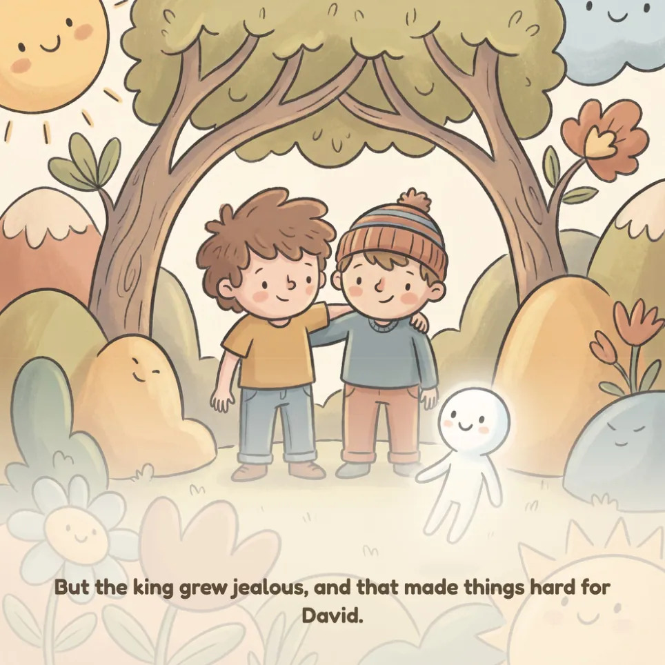 A page from David and Jonathan