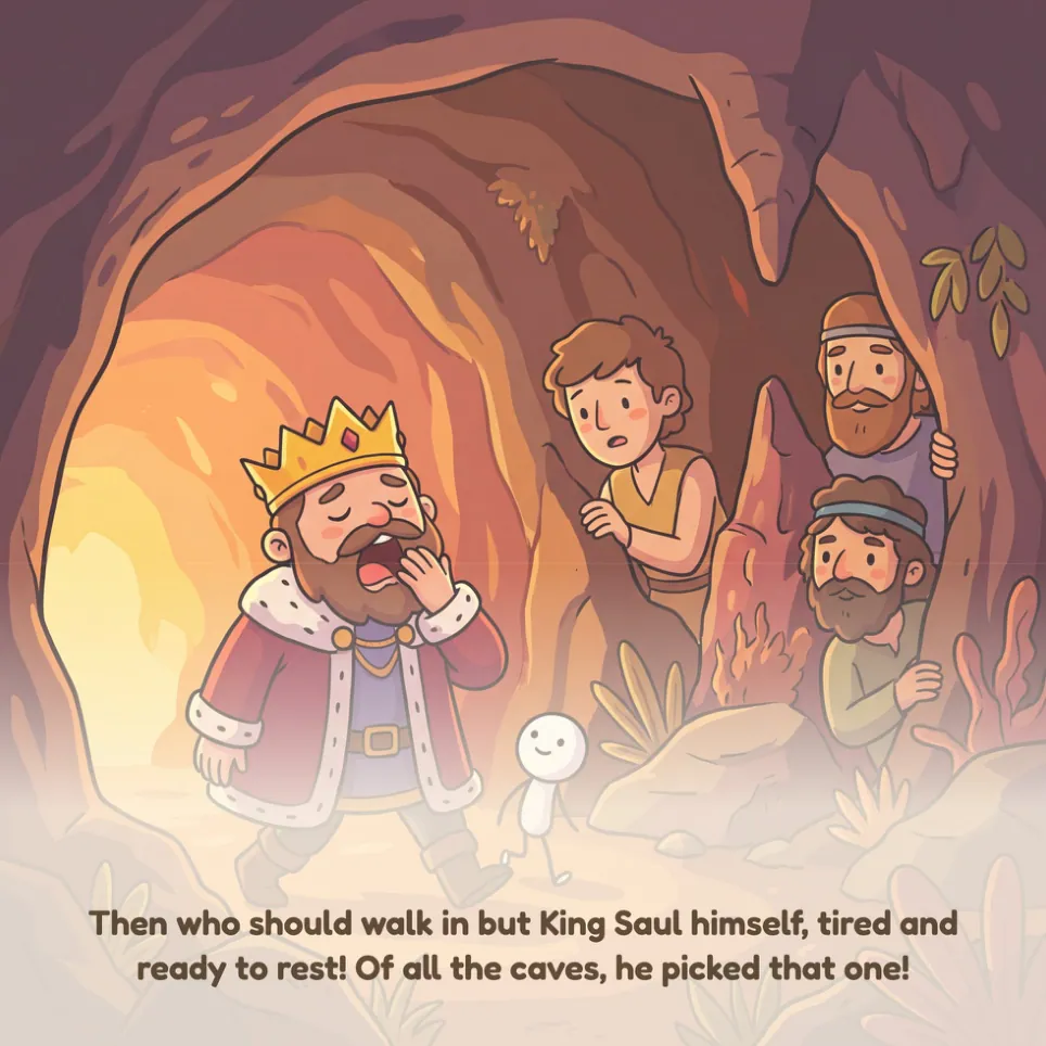 A page from David Spares Saul