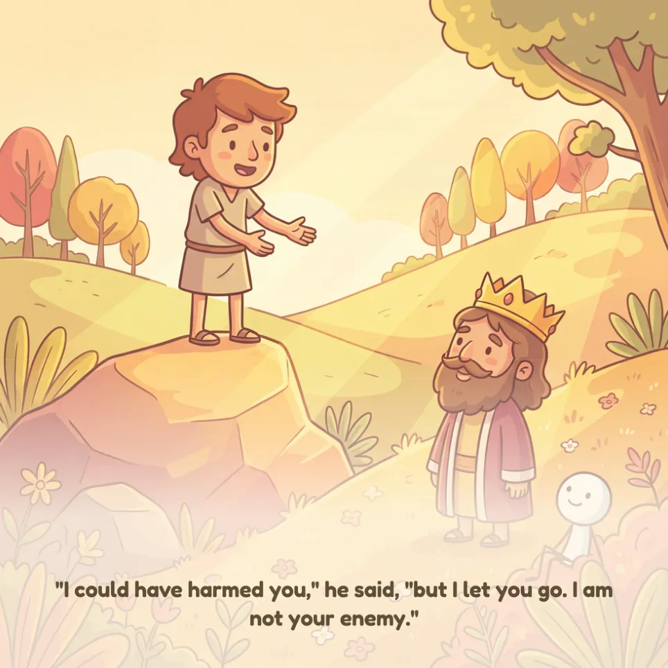A page from David Spares Saul