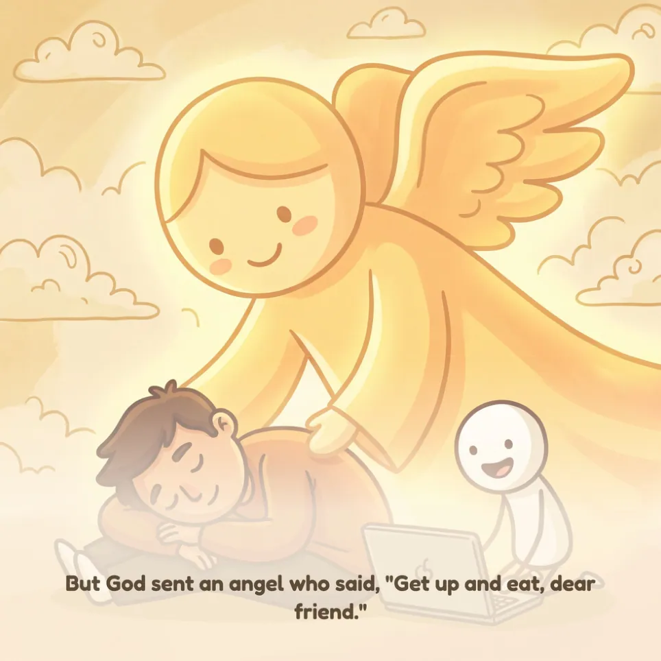 A page from Elijah and the Whisper