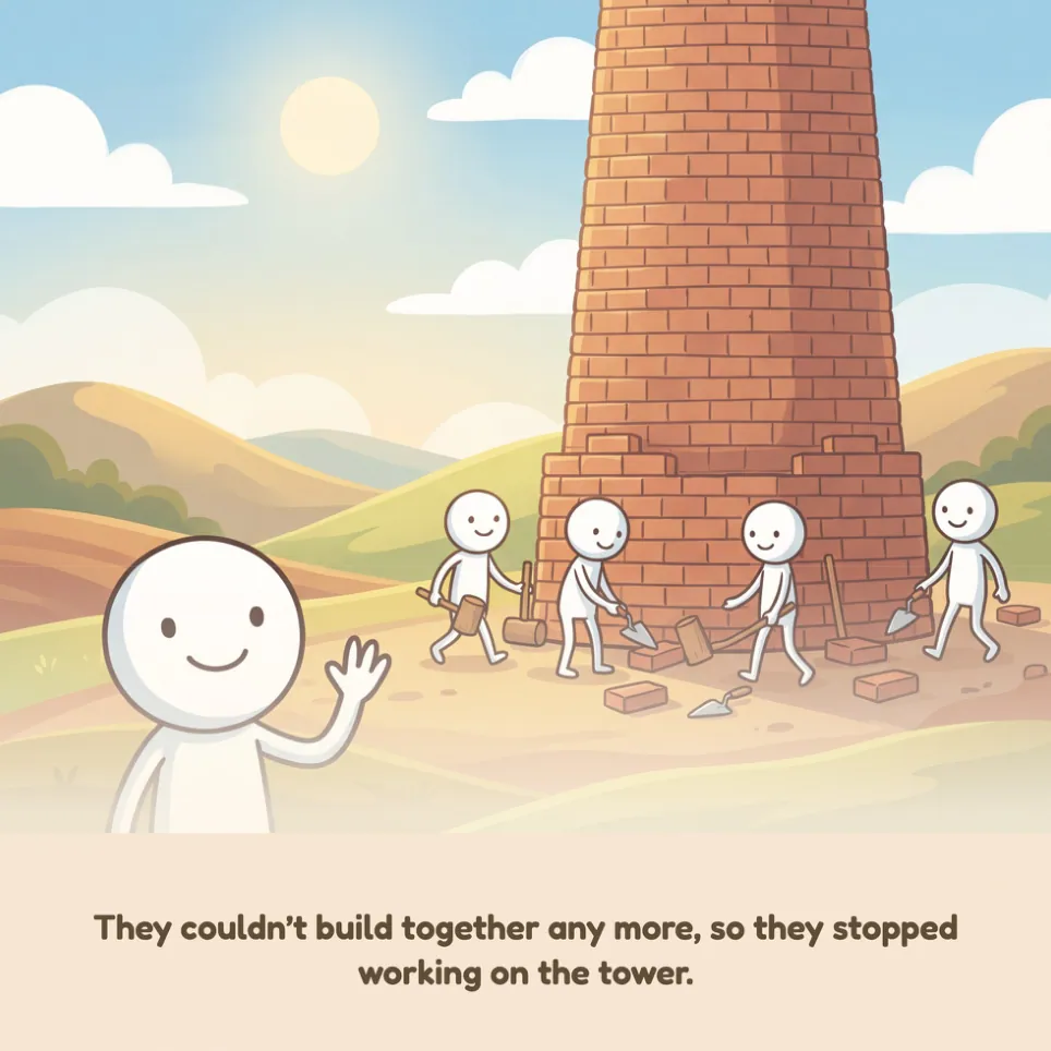 A page from The Tower of Babel