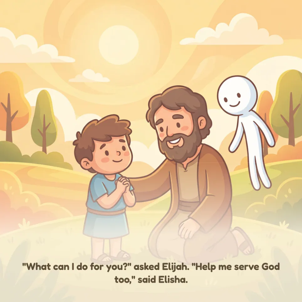 A page from Elijah Taken to Heaven
