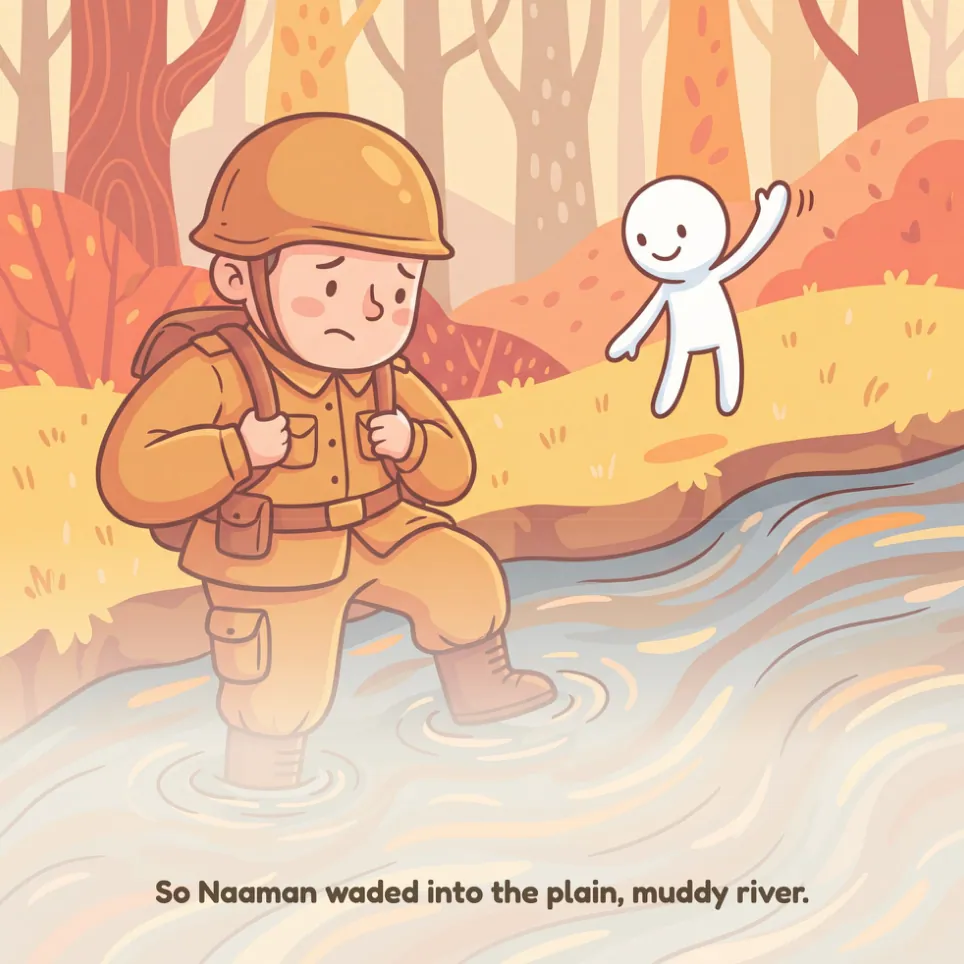 A page from Naaman is Healed