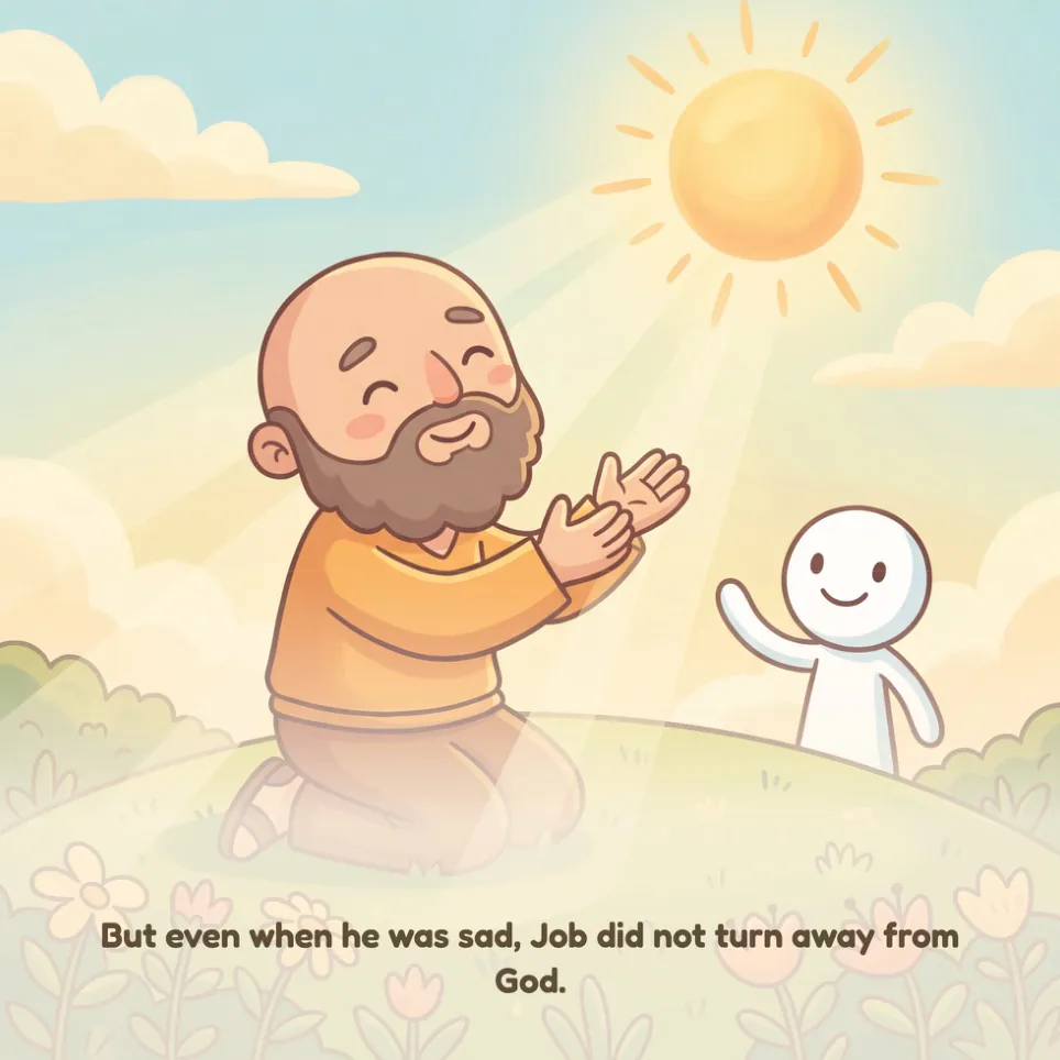 A page from Job Trusts God
