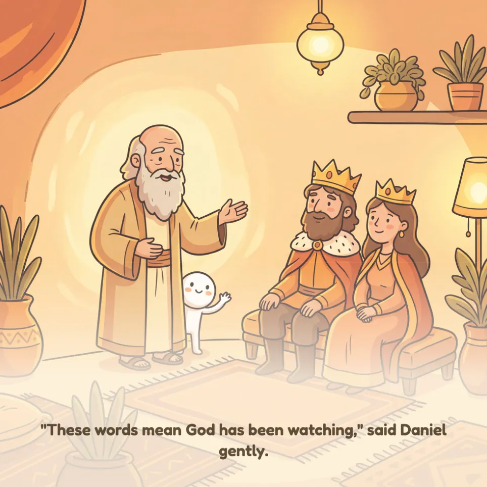 A page from The Writing on the Wall