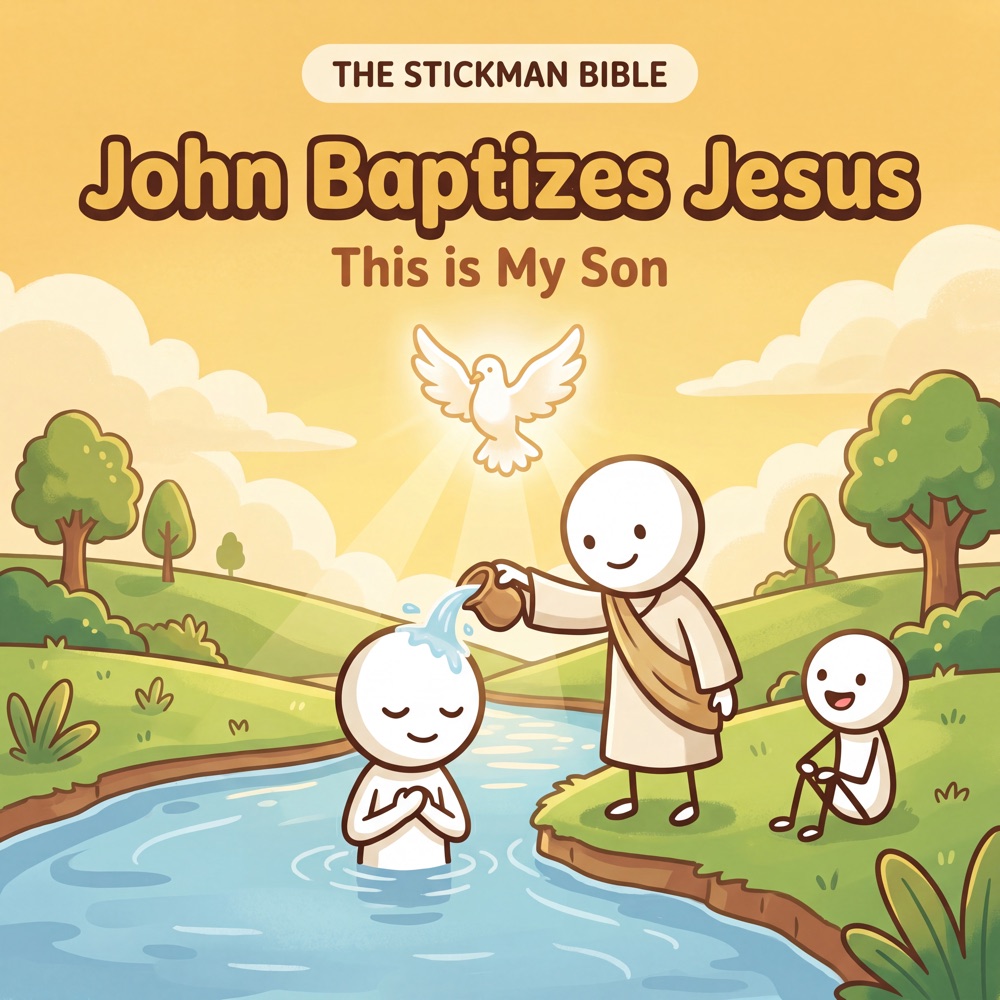 John Baptizes Jesus — cover