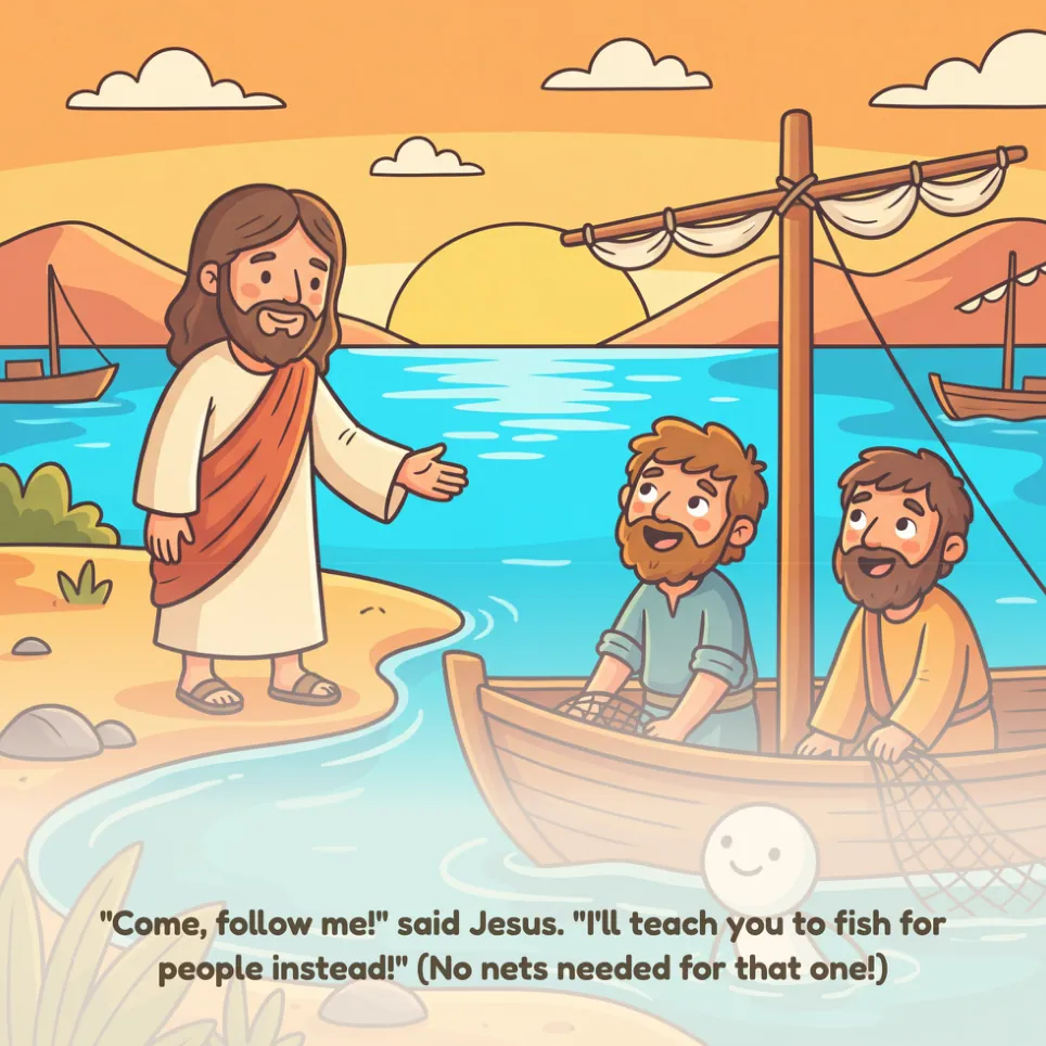 A page from Calling the Disciples