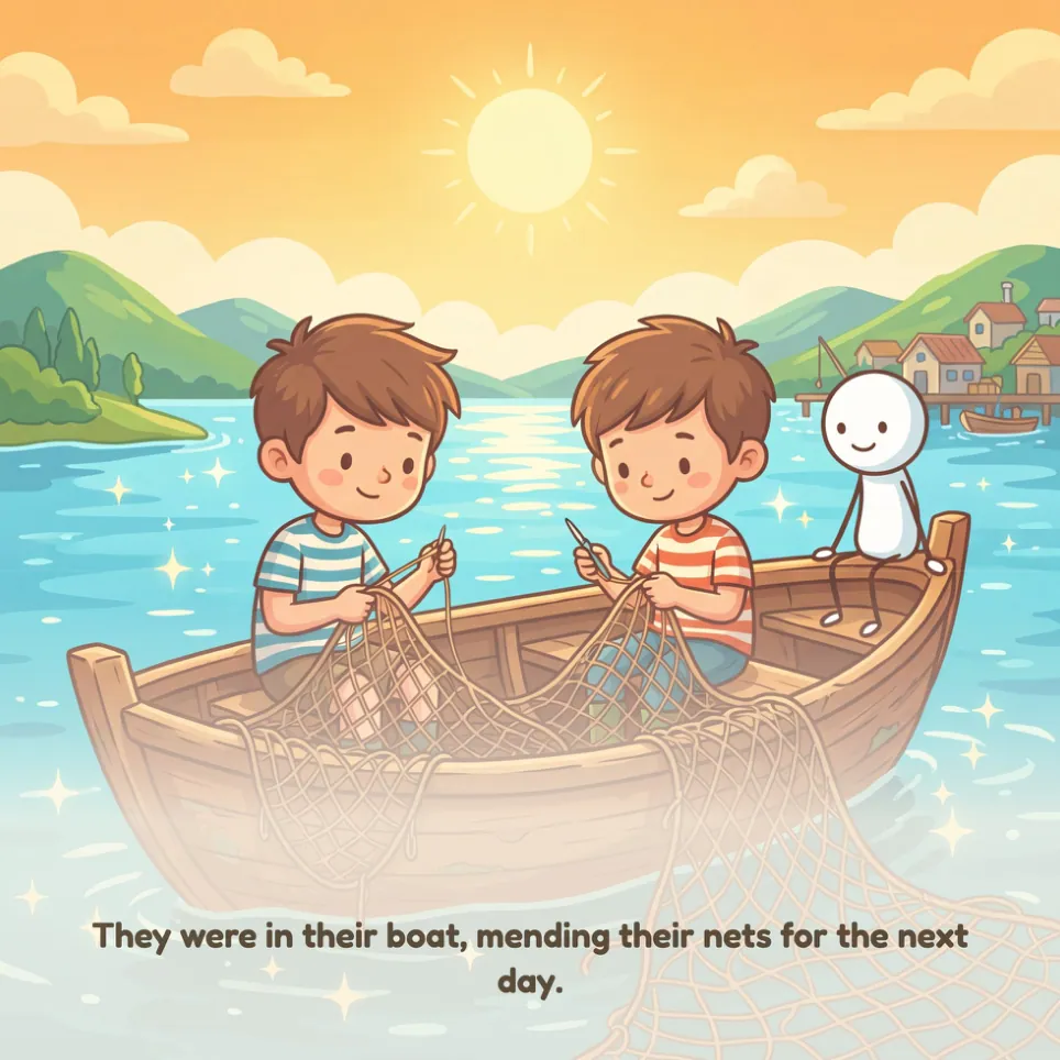 A page from Calling the Disciples