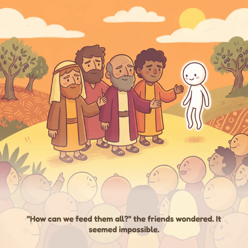 A page from Feeding the 5000