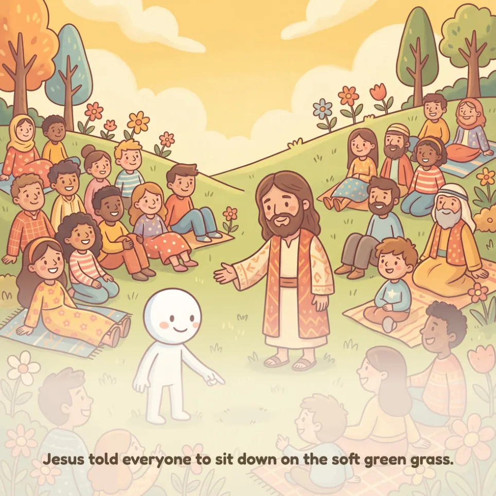 A page from Feeding the 5000
