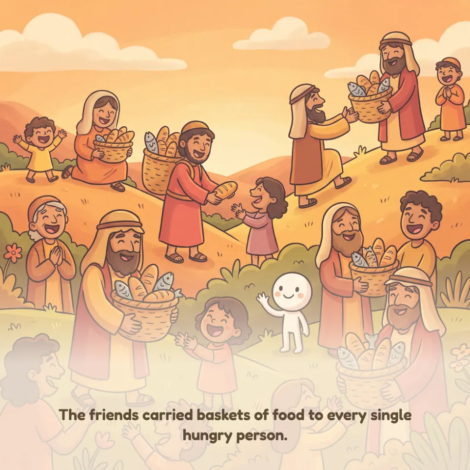 A page from Feeding the 5000