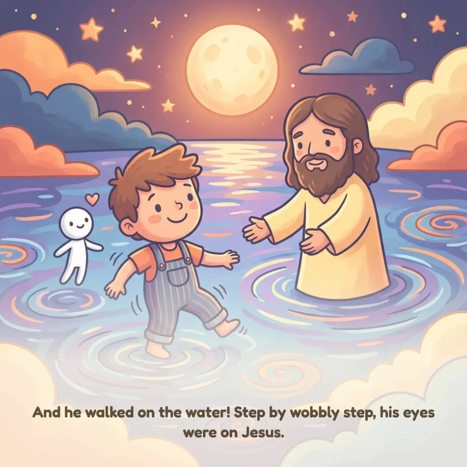 A page from Walking on Water