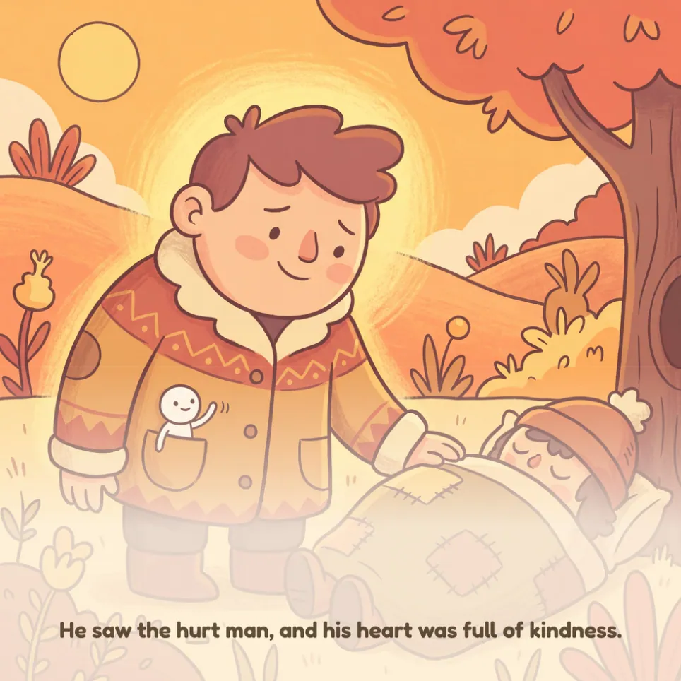 A page from The Good Samaritan