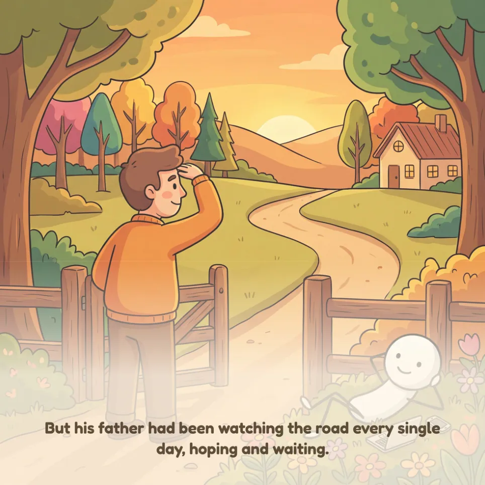 A page from The Prodigal Son