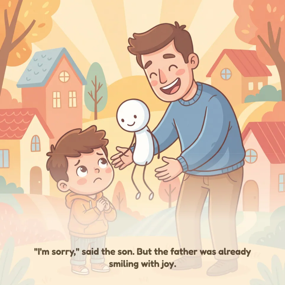 A page from The Prodigal Son
