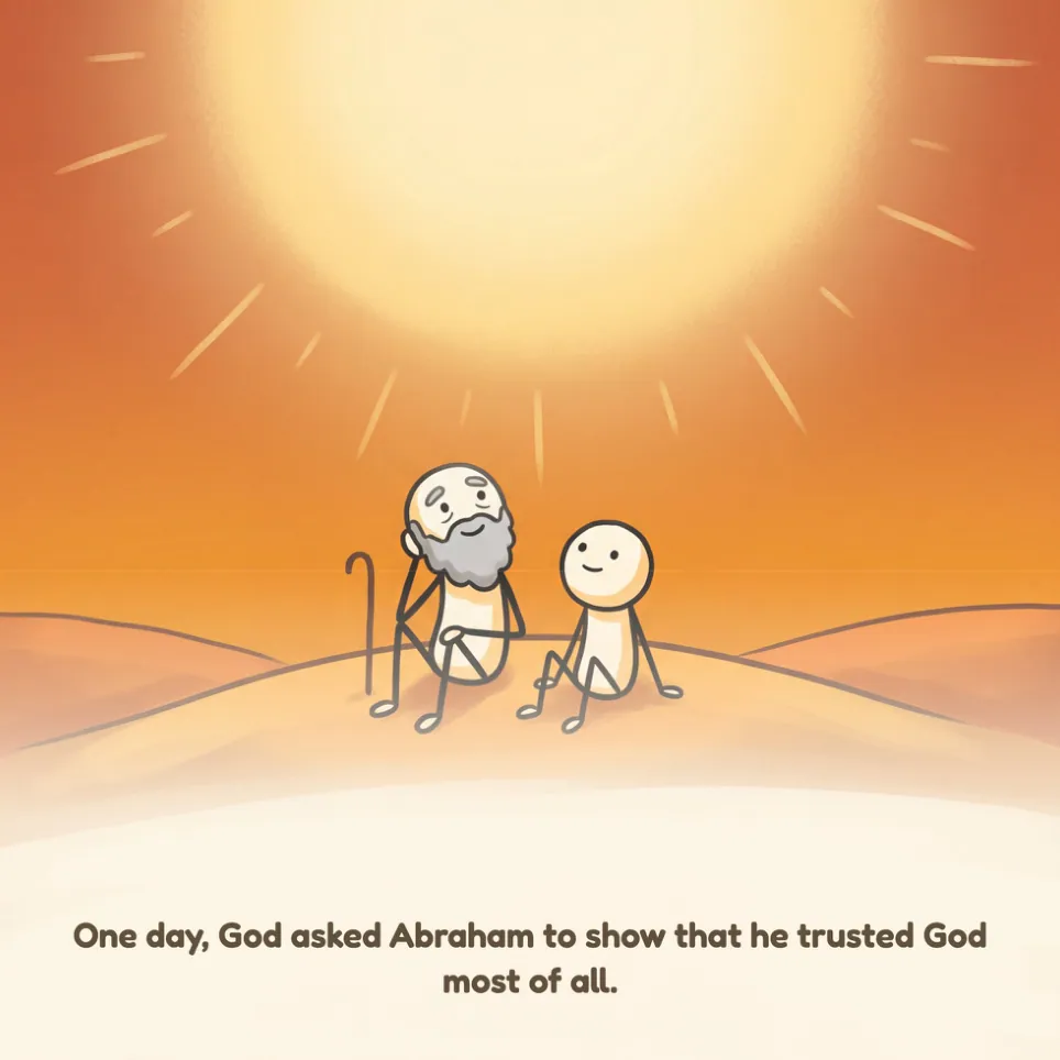 A page from Abraham and Isaac