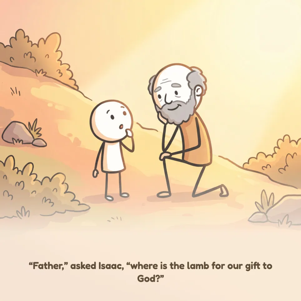 A page from Abraham and Isaac
