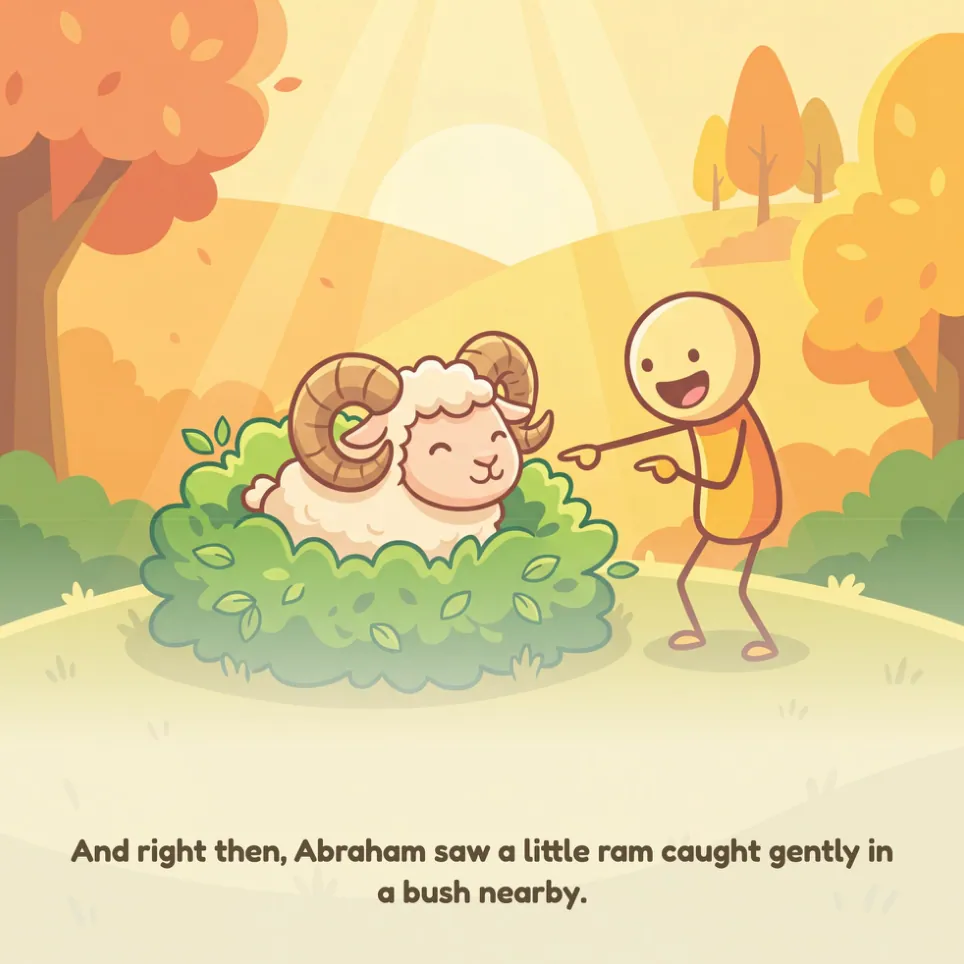 A page from Abraham and Isaac