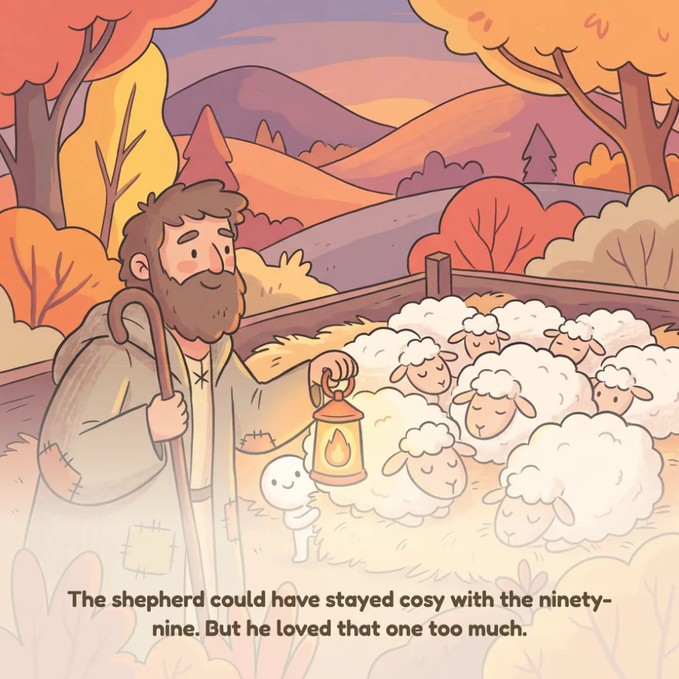 A page from The Lost Sheep