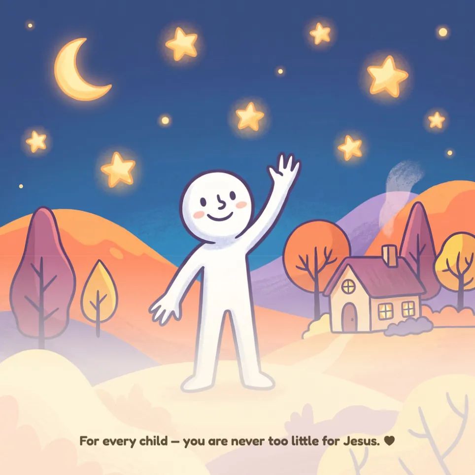 A page from Jesus and the Children