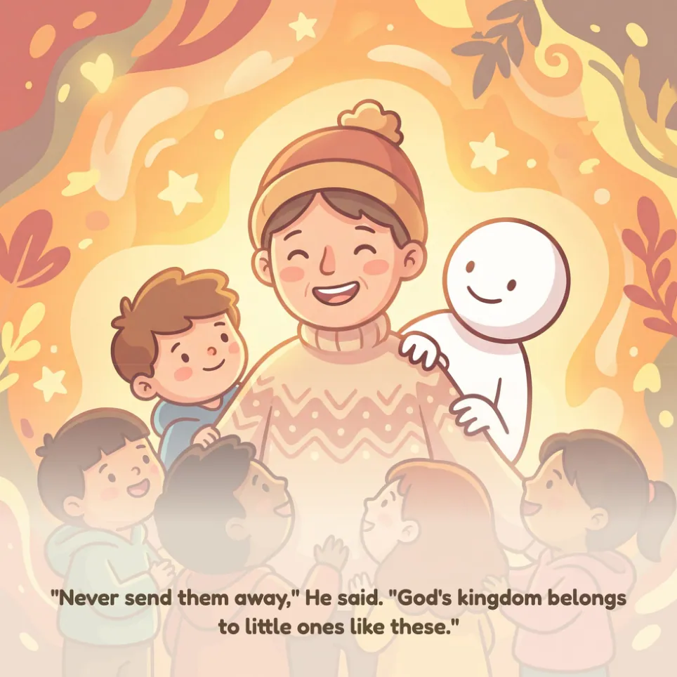 A page from Jesus and the Children