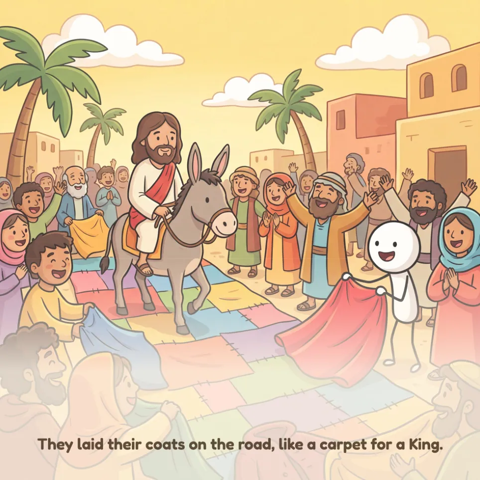 A page from The Triumphal Entry