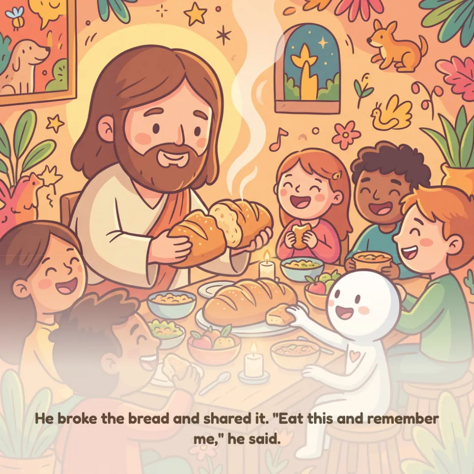 A page from The Last Supper