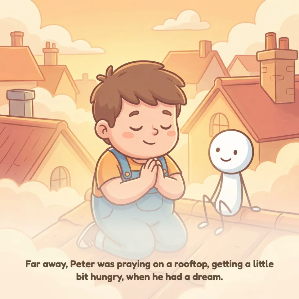 A page from Peter and Cornelius