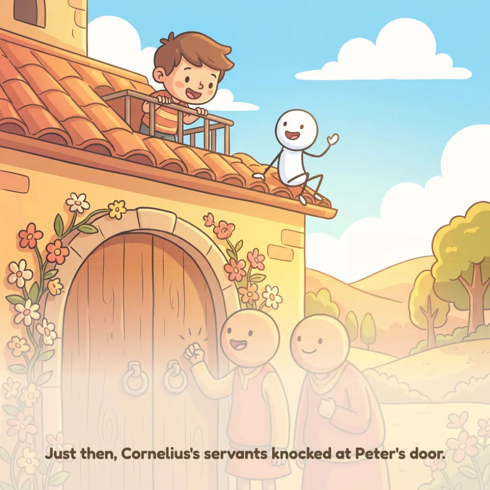 A page from Peter and Cornelius
