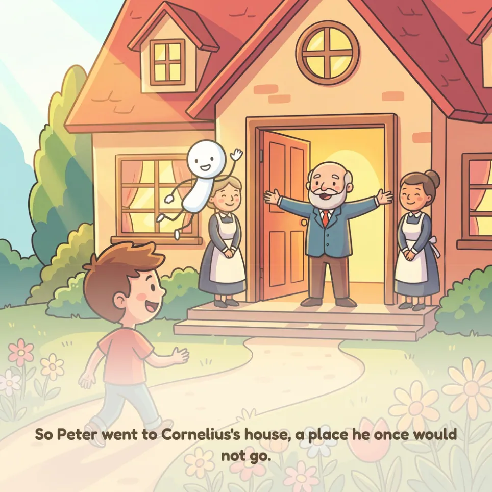 A page from Peter and Cornelius