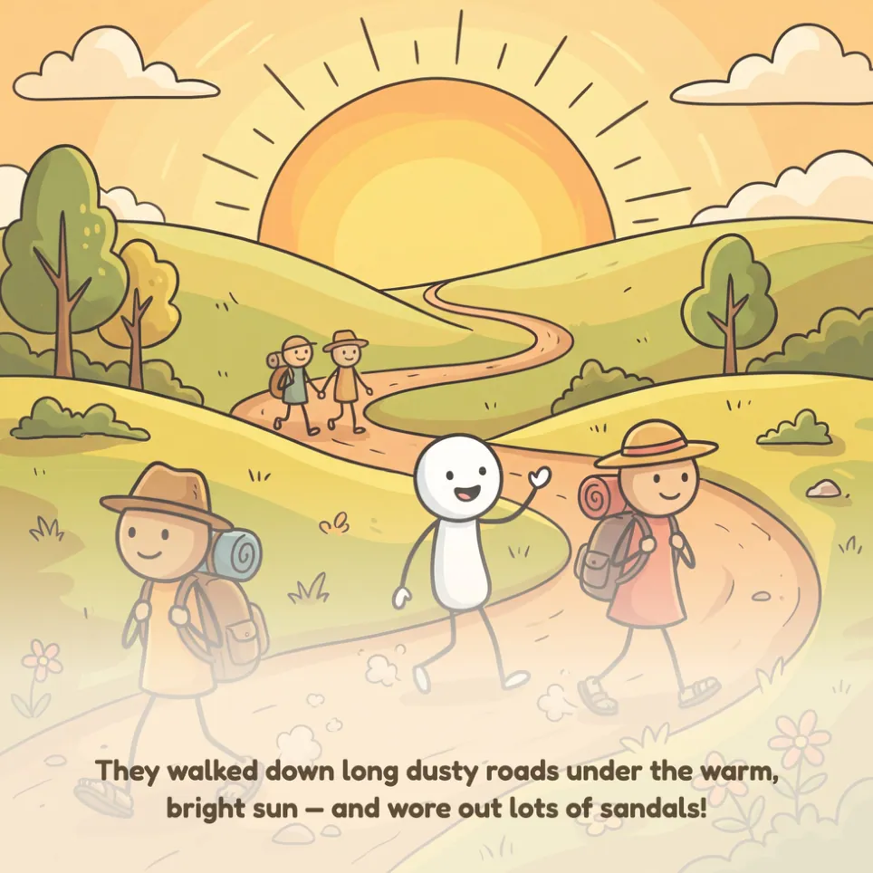 A page from Paul's Journeys